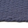 Marineblauer Teppich rechteckig Rabela 160x230cm (Baumwolle)