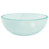 Waschbecken aus mattiertem Hartglas Zadic 30x12cm