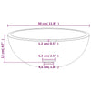 Waschbecken aus mattiertem Hartglas Zadic 30x12cm