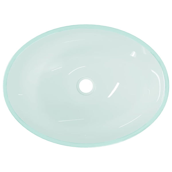 Mattes Waschbecken Glas Volcotrub 50x37x14cm