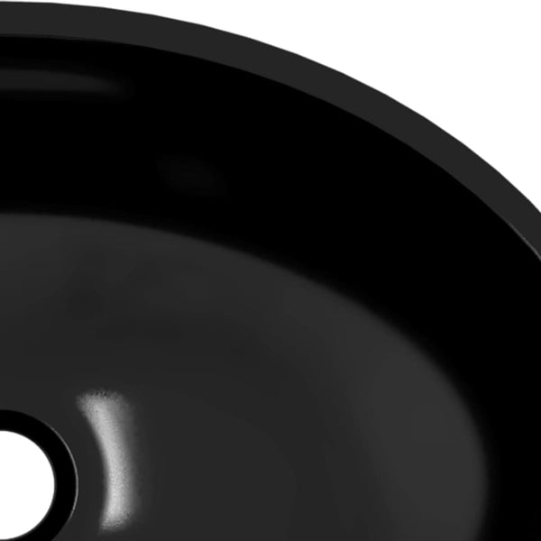 Waschbecken schwarz Glas Volcotrub 50x37x14cm