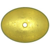 Waschbecken aus Goldglas Volcotrub 50x37x14cm