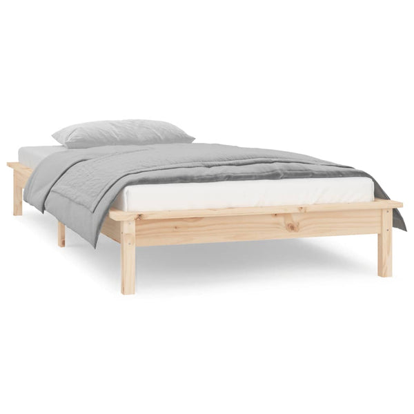 Bettrahmen Amosie 100x200cm (mit LED-Beleuchtung Holz)