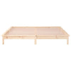 Bettrahmen mit LED-Beleuchtung Amosie 200x200cm (Holz)