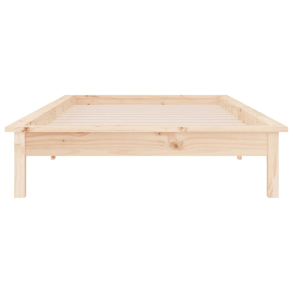 Sängynrunko Amosie 90x190cm (led-valoilla single puu)