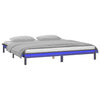 Harmaa sängynrunko led Amosie 120x190cm (small double puu)