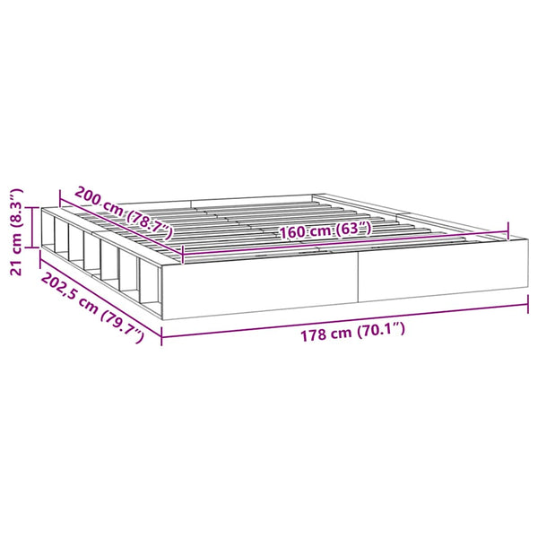 Bettgestell Sabia 160x200cm (Holz)