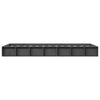 Graues Bettgestell Sabia 75x190cm (Schmales Einzelbett Holz)