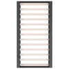 Graues Bettgestell Sabia 75x190cm (Schmales Einzelbett Holz)