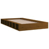 Honigbraunes Bettgestell Sabia 75x190cm (Einzelbett Holz)