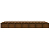 Honigbraunes Bettgestell Sabia 75x190cm (Einzelbett Holz)