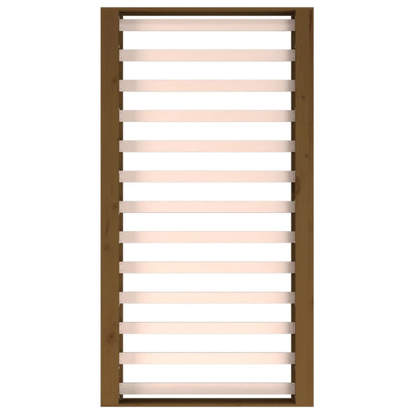 Honigbraunes Bettgestell Sabia 75x190cm (Einzelbett Holz)