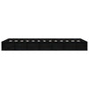 Schwarzes Bettgestell Sabia 135x190cm (Doppelbett Holz)
