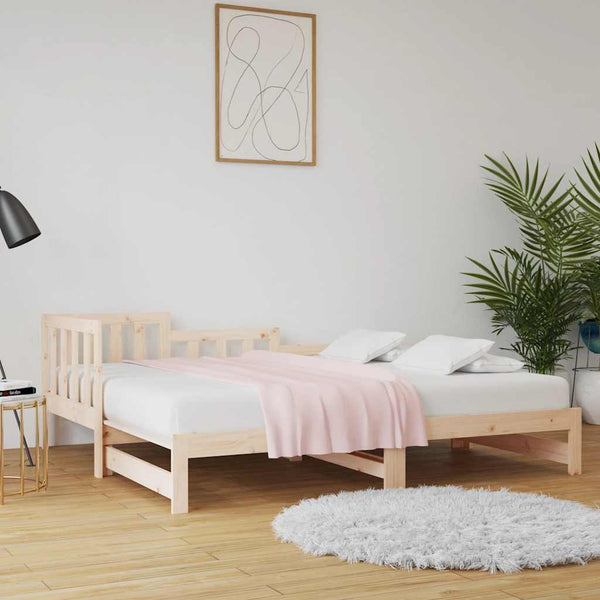 Sohvasänky ulosvedettävä Puta 90x200cm (2x, mänty)