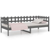 Graues Schlafsofa Barza 80x200cm (Kiefer)