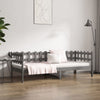Graues Schlafsofa Barza 80x200cm (Kiefer)
