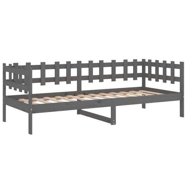 Graues Schlafsofa Barza 80x200cm (Kiefer)
