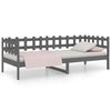 Graues Schlafsofa Barza 90x200cm (Kiefer)