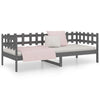 Graues Schlafsofa Barza 90x200cm (Kiefer)