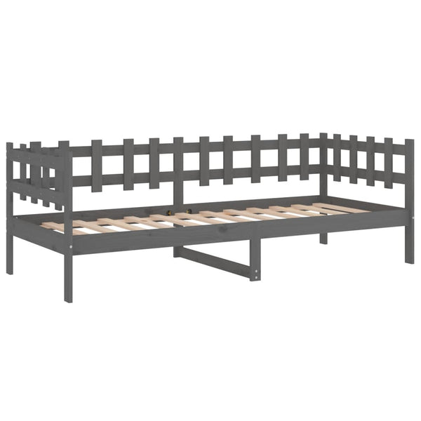 Graues Schlafsofa Barza 90x200cm (Kiefer)