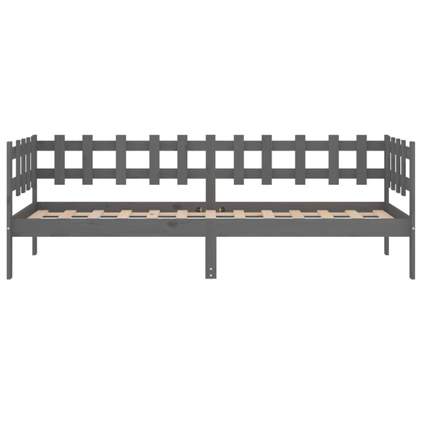 Graues Schlafsofa Barza 90x200cm (Kiefer)