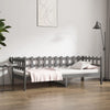 Graues Schlafsofa Barza 90x200cm (Kiefer)