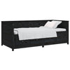 Schwarzes Schlafsofa Mesdi 90x190cm (Kiefer)