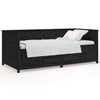 Schwarzes Schlafsofa Mesdi 75x190cm (Kiefer)
