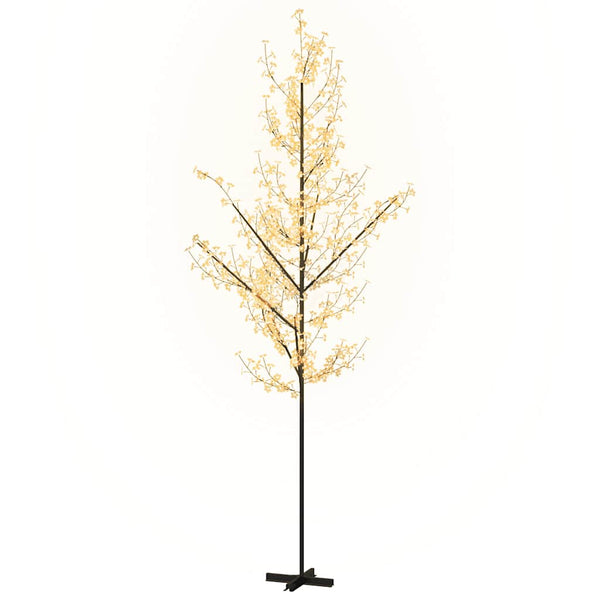 Warmweißer LED-Kirschblütenbaum Nuculaie 400cm (672 LEDs)