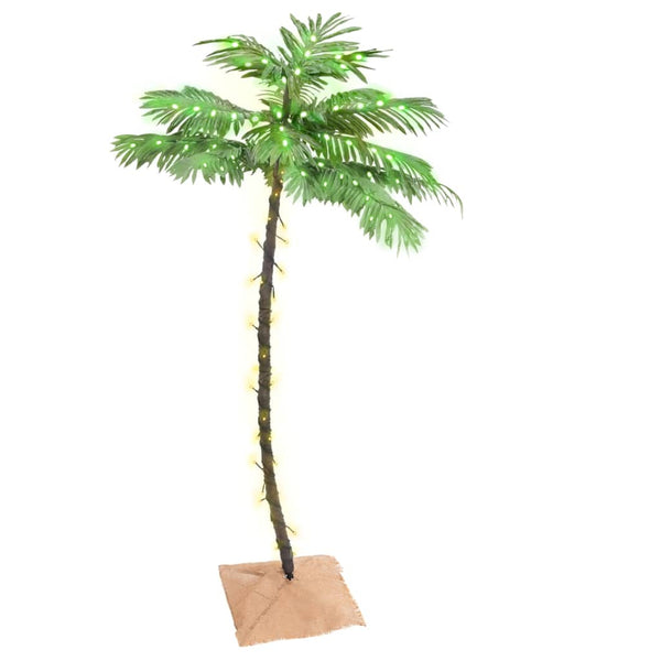 Lämmin valkoinen led-palmu Norizan 150cm (88 led-valoa)