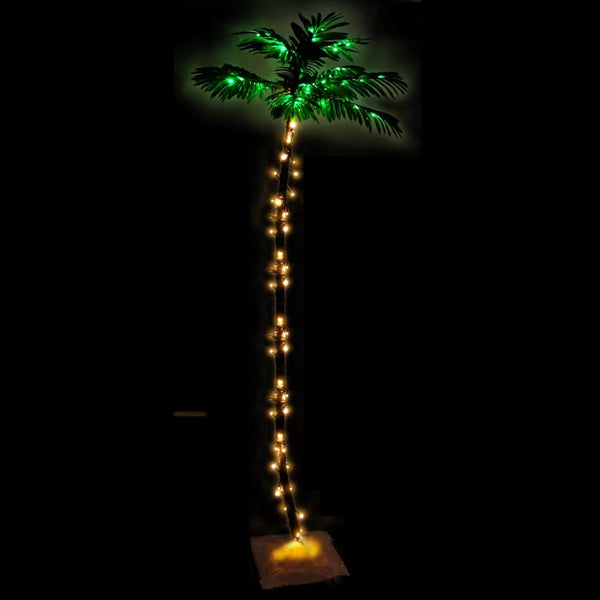 Warmweiße LED-Palme Norizan 220cm (136 LED-Leuchten)