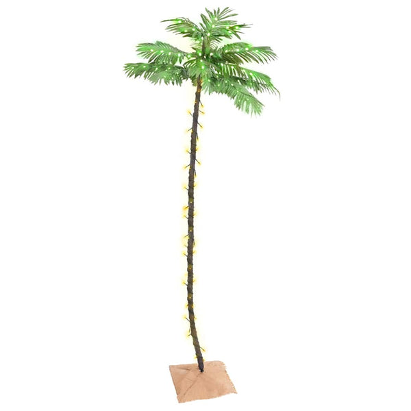 Lämmin valkoinen led-palmu Norizan 300cm (192 led-valoa)