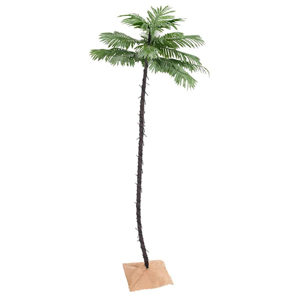 Lämmin valkoinen led-palmu Norizan 300cm (192 led-valoa)