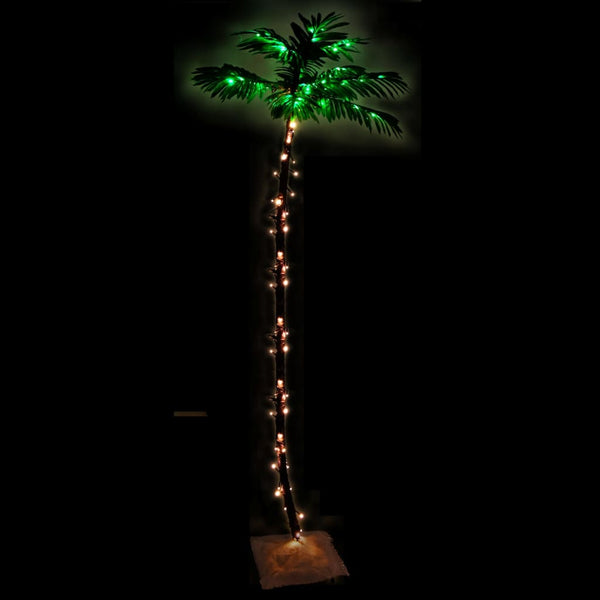 Warmweiße LED-Palme Norizan 400cm (252 LED-Leuchten)