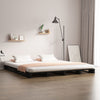 Schwarzes Plattformbett Maistorovici 120x190cm (Holz Small Double)