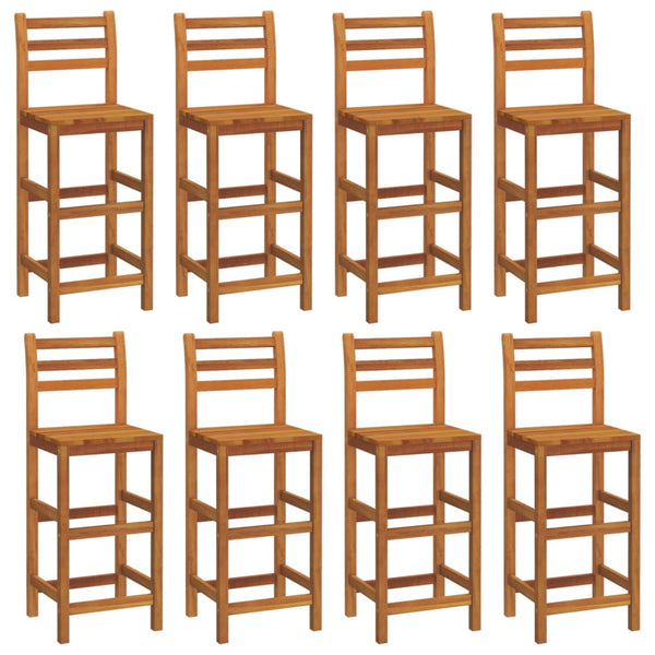 Barhocker Aloisa (8 Stück Akazienholz)