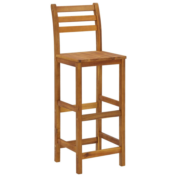 Barhocker Aloisa (8 Stück Akazienholz)
