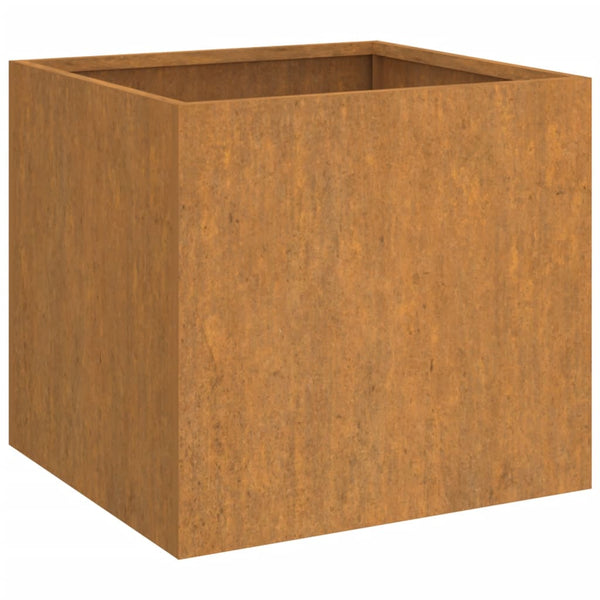 Corten teräs kukkalaatikko Eusebie 32x30x29cm