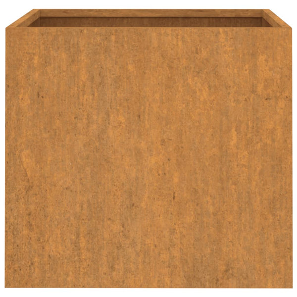 Corten teräs kukkalaatikko Eusebie 32x30x29cm