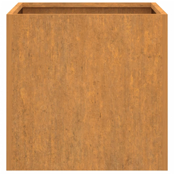 Corten teräs kukkalaatikko Eusebie 32x30x29cm