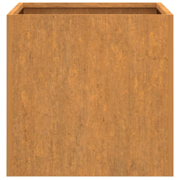 Cortenstahl-Blumenkasten Eusebie 49x47x46cm