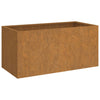 Corten teräs kukkalaatikko Eusebie 62x30x29cm