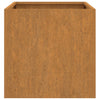 Corten teräs kukkalaatikko Eusebie 62x30x29cm