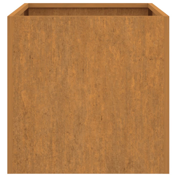 Corten teräs kukkalaatikko Eusebie 62x30x29cm