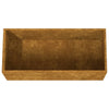 Corten teräs kukkalaatikko Eusebie 62x30x29cm