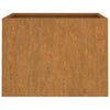 Corten teräs kukkalaatikko Eusebie 62x47x46cm