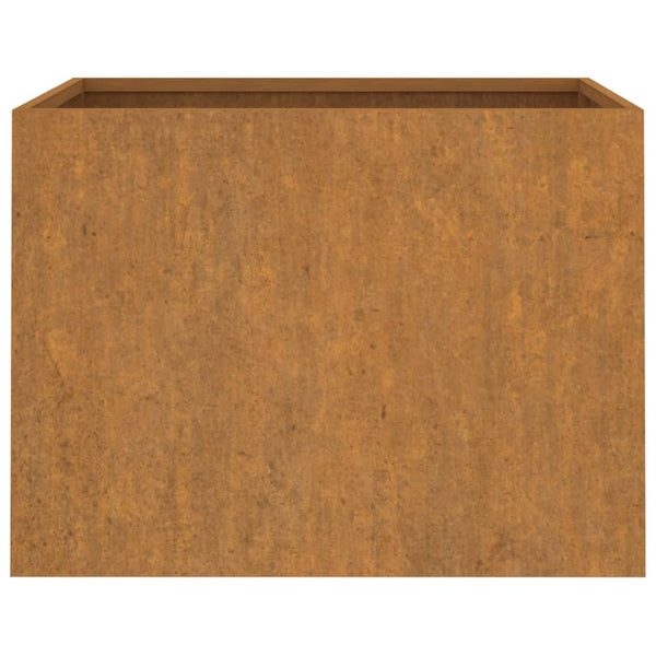 Corten teräs kukkalaatikko Eusebie 62x47x46cm