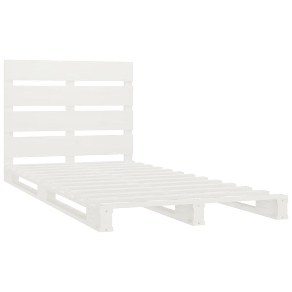 Weißes Bettgestell Buse 75x190cm (Kiefer Small Single)