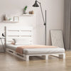 Weißes Bettgestell Buse 75x190cm (Kiefer Small Single)