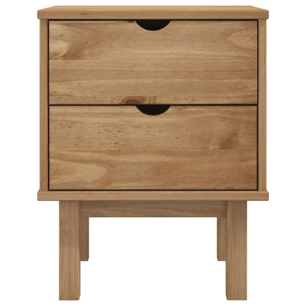 Nachttisch Tadiu 45x39x57cm (Kiefer) Grau